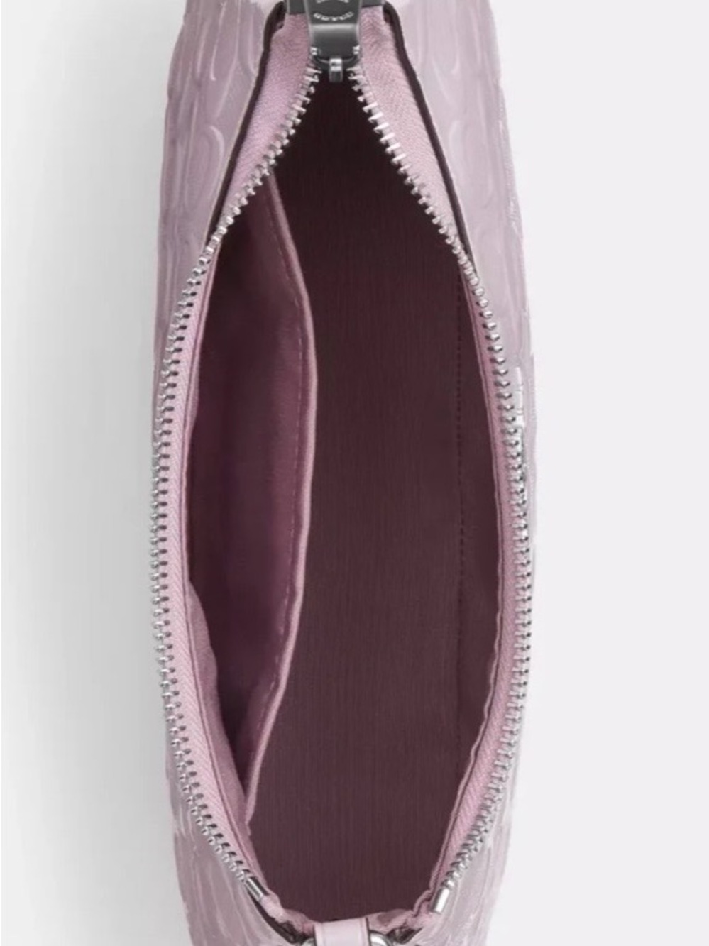 Coach Patent Signature Crossbody in Pastel Violet - Picture 4 of 5